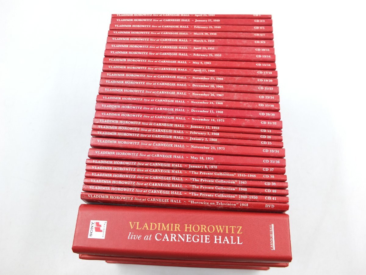 ホロヴィッツ・ライヴ・アット・カーネギー・ホール（41CD＋DVD