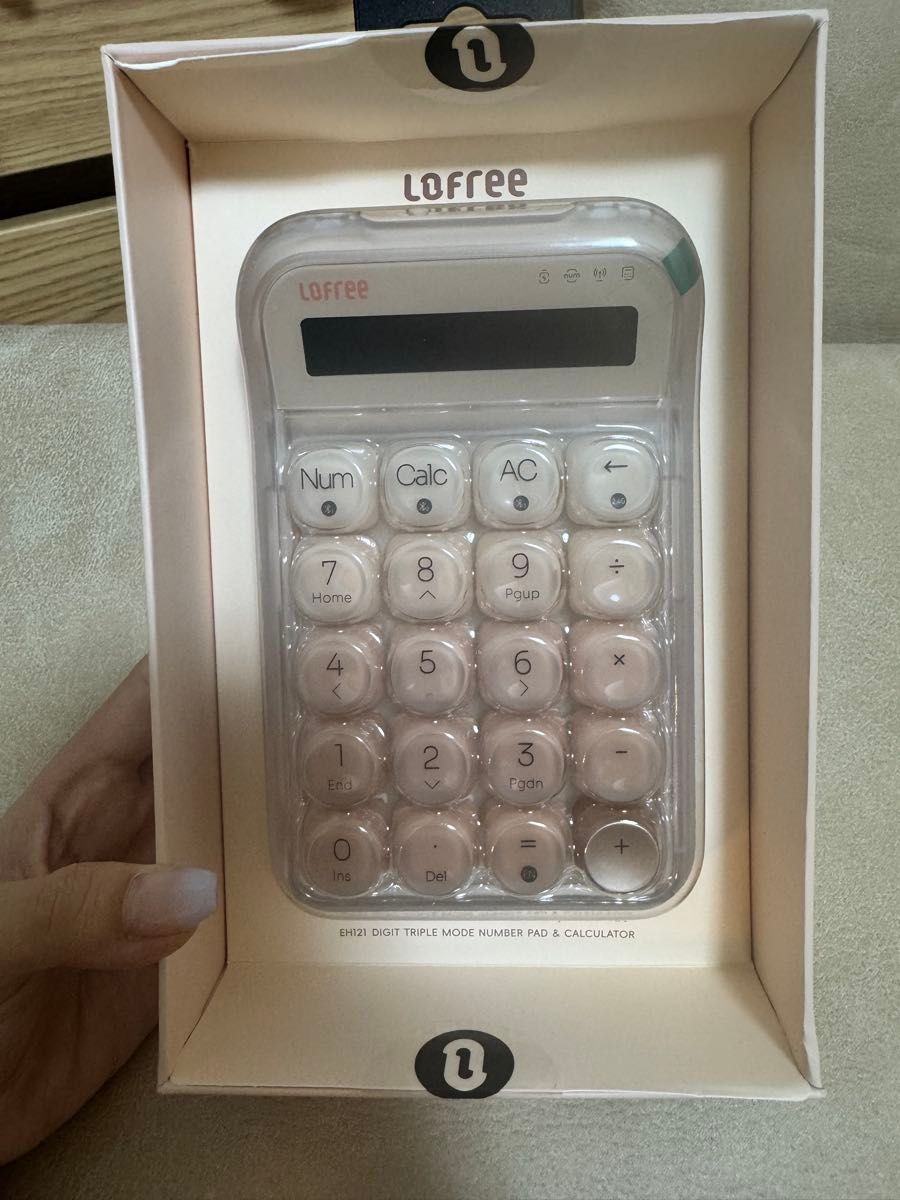 新品未使用》Lofree ロフリー 電卓 リキッドファンデーションテンキー
