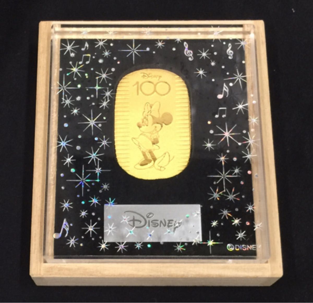 ディズニー 100周年記念 Disney100 純金小判 10g ミニーマウス 保存箱