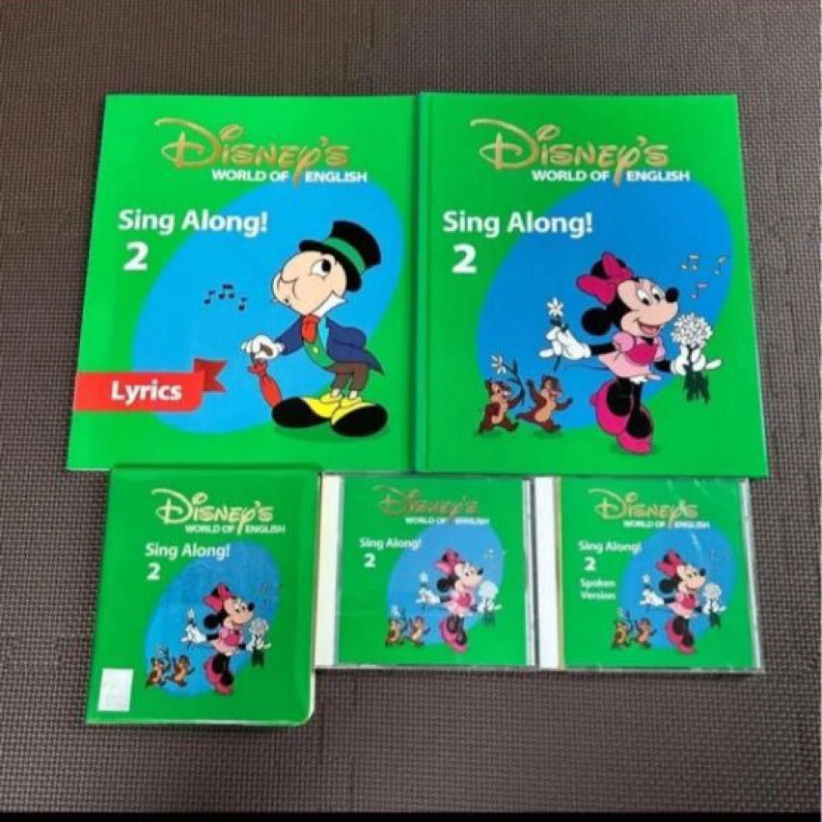 DWE Sing Along 2 CD DVD Lyrics 絵本 ディズニー シングアロング