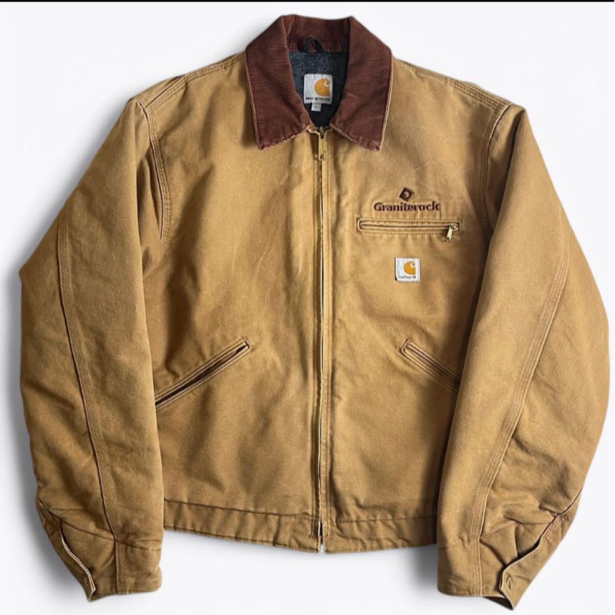 Carhartt デトロイトジャケット 企業ロゴ Lサイズ アメリカ製｜Yahoo