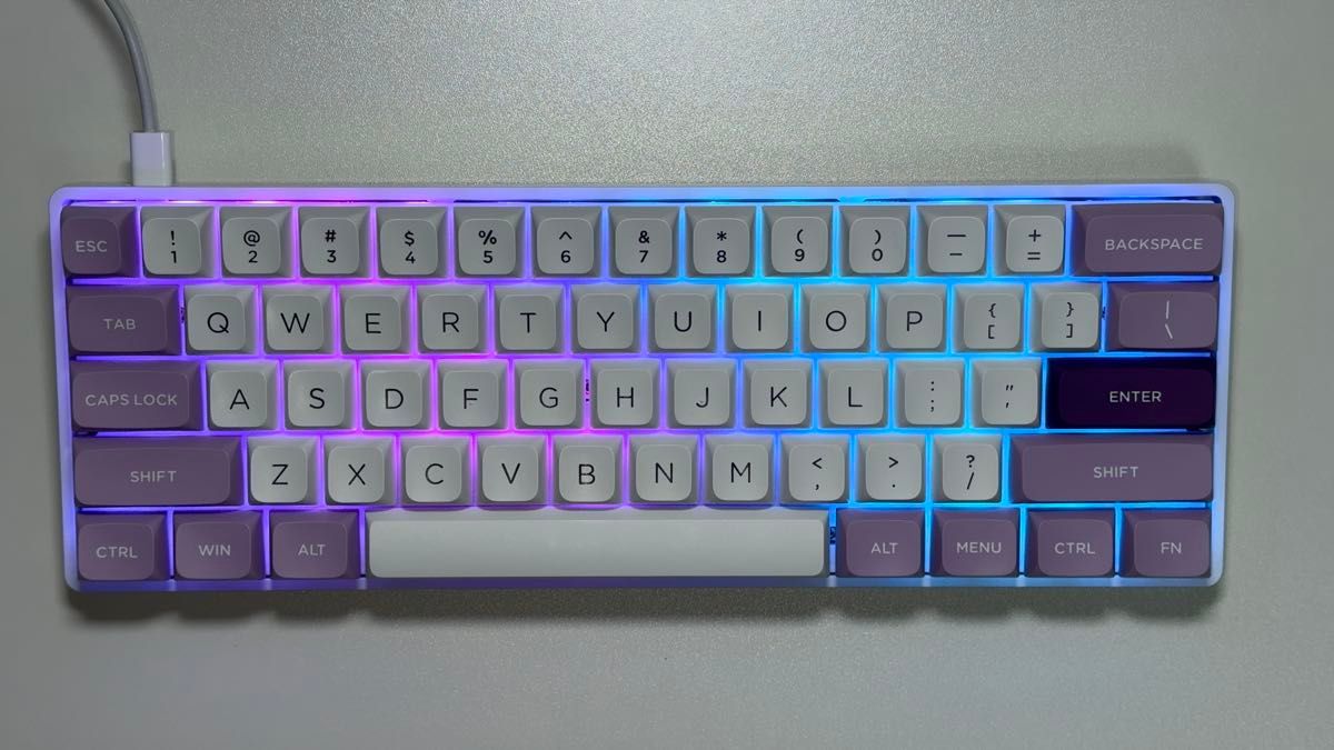 簡易清掃・カスタム済み】Wooting 60HE +（V2ではありません