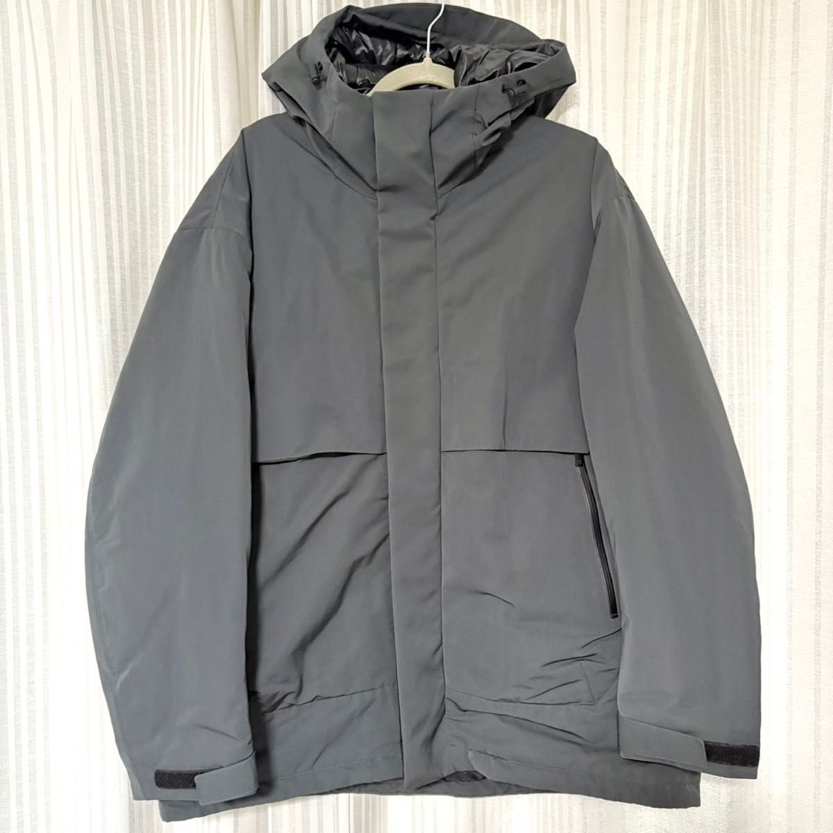 UNIQLO +J ハイブリッドダウンオーバーサイズパーカ XL ダークグリーン