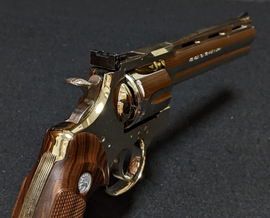 レア MGC パイソン357マグナム シルバーメッキモデル 未発火/美品 1980