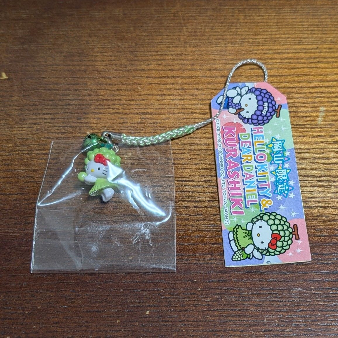 ご当地キティ 岡山限定 デニム 根付 ストラップ 激レア デニムキティ
