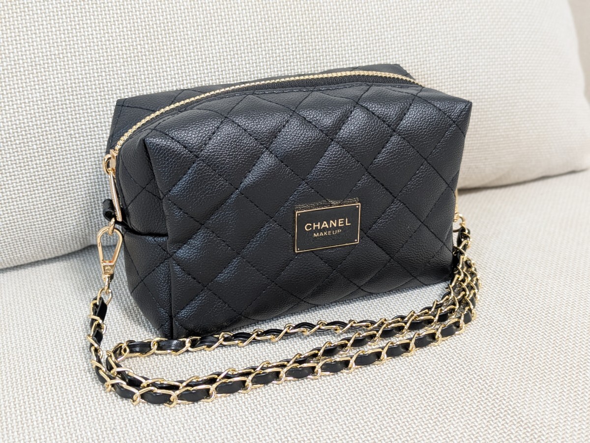 新品未使用品CHANELシャネル ノベルティ ポーチ ミニショルダーバッグ
