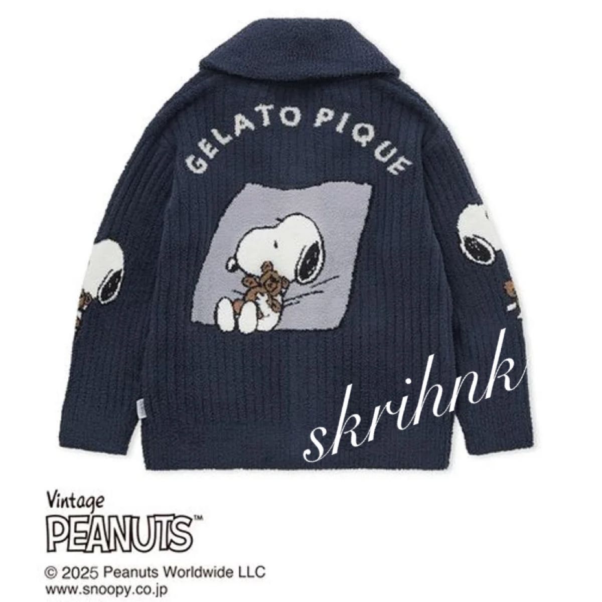 限定色 ジェラートピケ スヌーピー コラボ 【UNISEX】ジャガード