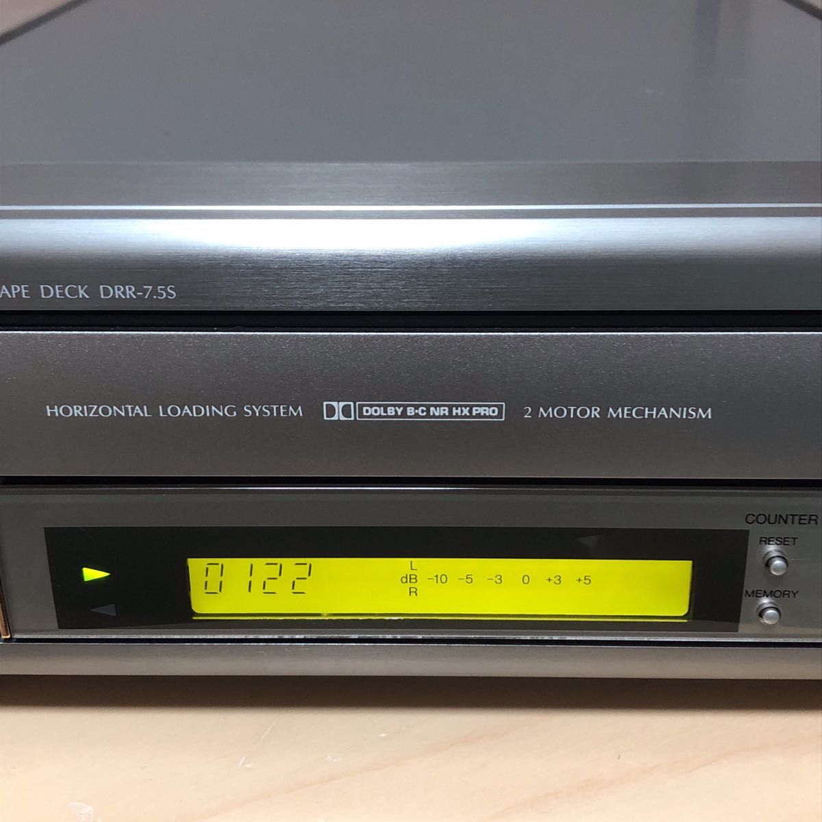 DENON DRR-7 5S STEREO CASSETTE TAPE DECK デノン 録音再生動作品