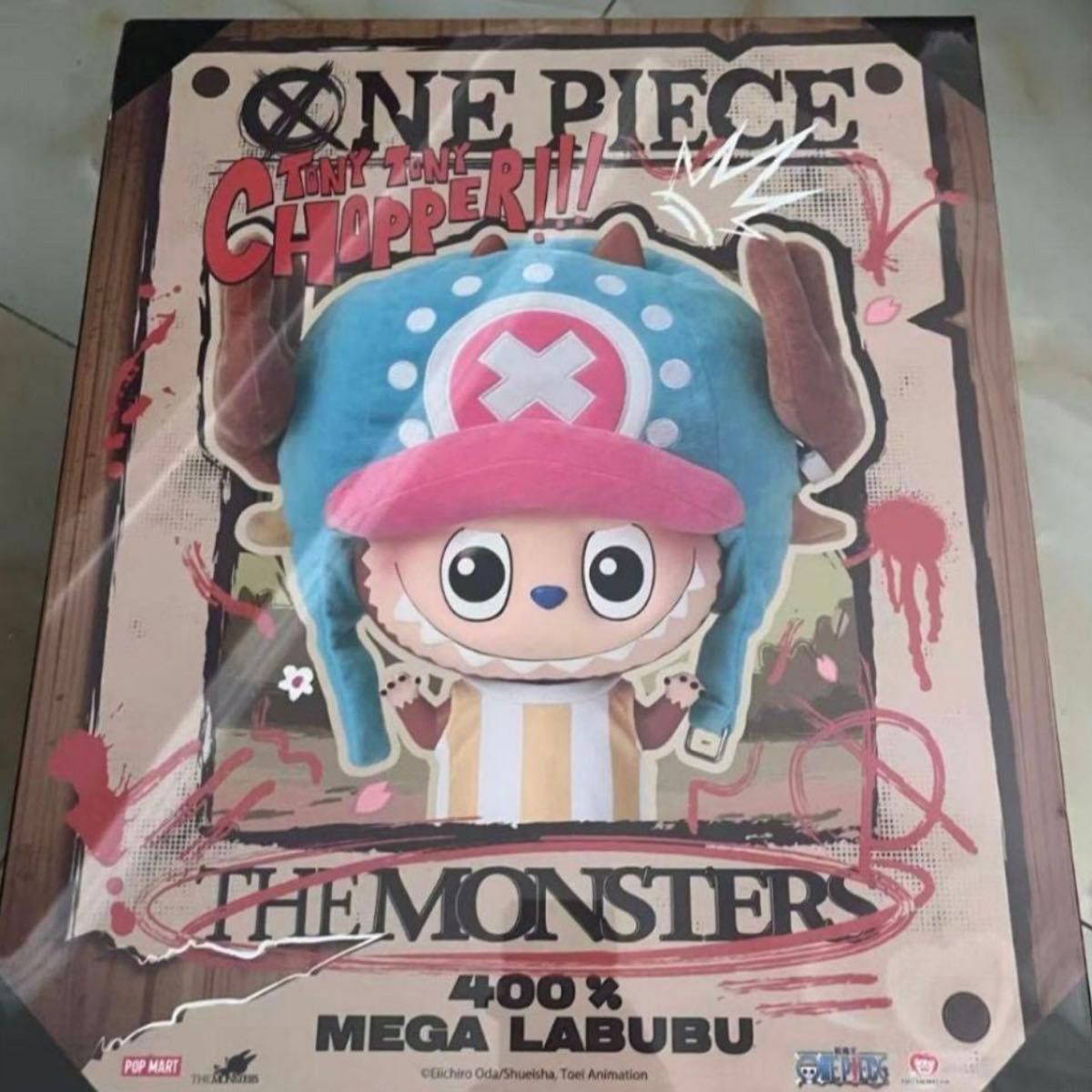 シュリンク付】POPMART 400% MEGA LABUBU チョッパー ラブブ｜Yahoo