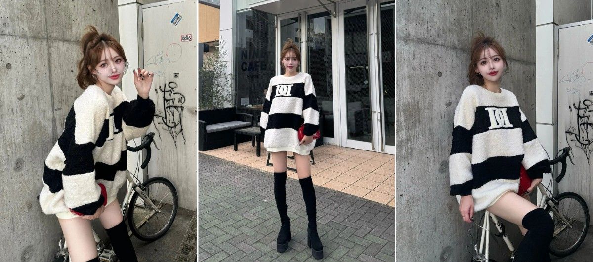 ダーリッチ darich アップリケブークレトップス ミニワンピース MIX