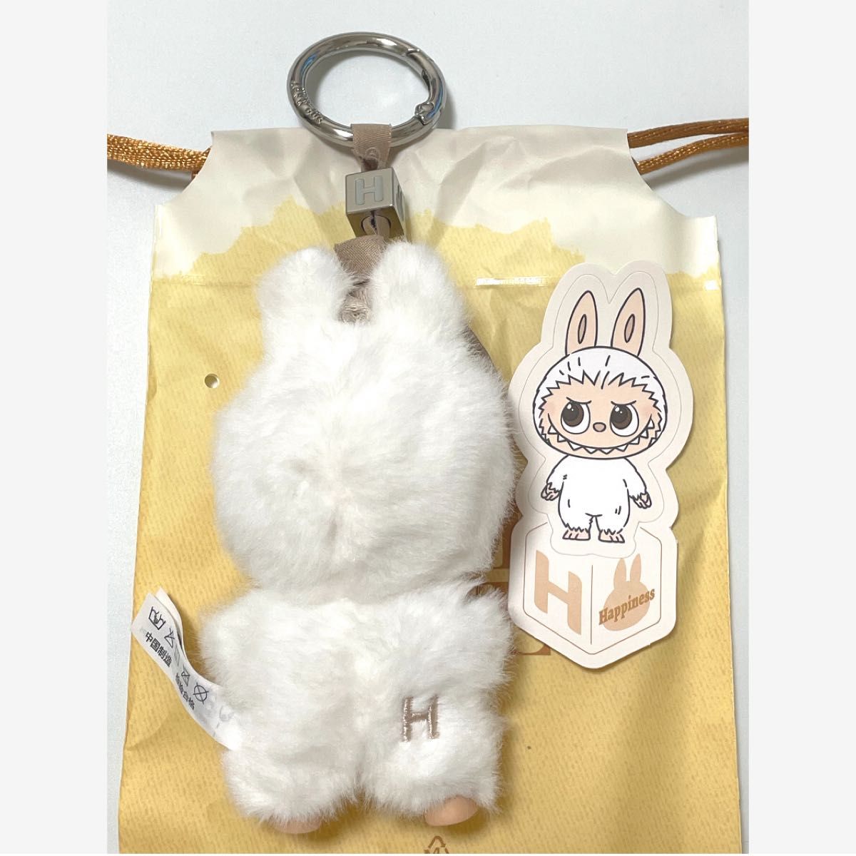 ポップマート ラブブ MONSTER PIN FOR LOVE イニシャル H 正規品