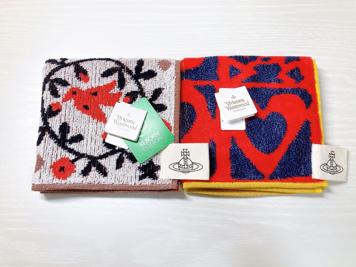 新品】ヴィヴィアンウエストウッドタオルハンカチ2枚セット｜Yahoo