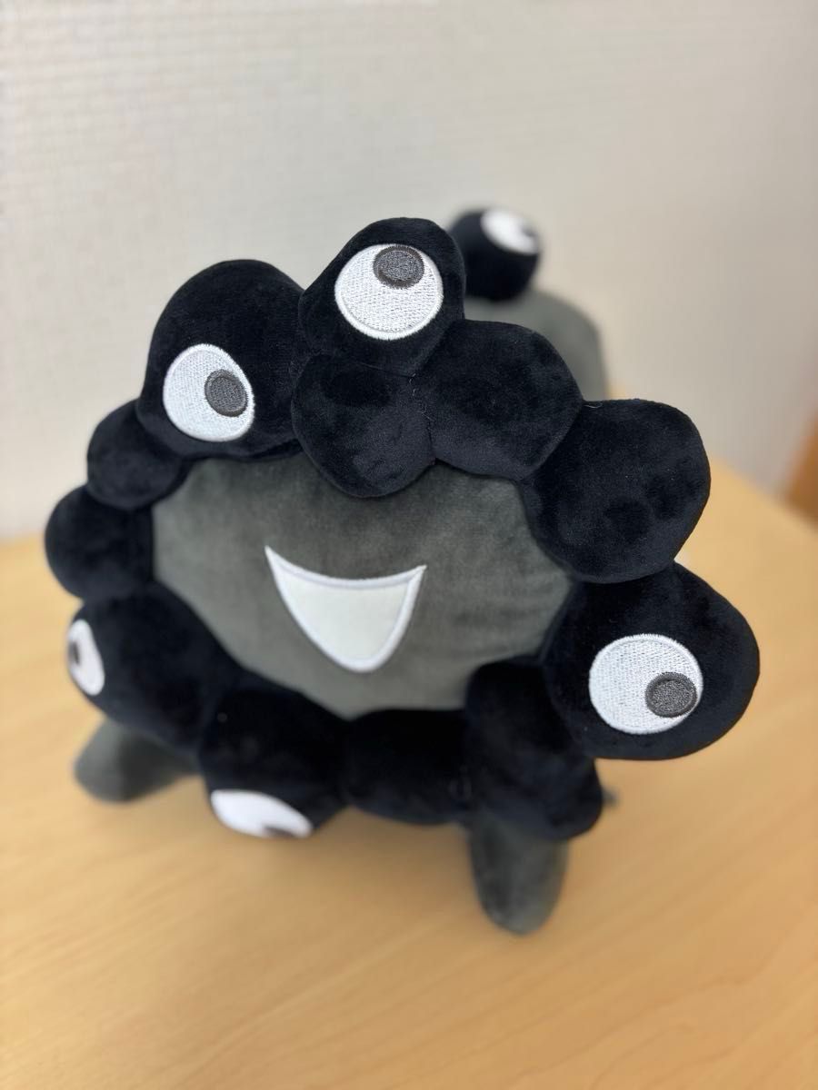 大阪関西万博 黒ミャクミャク 這い型 ぬいぐるみ Lサイズ 大人気 黒