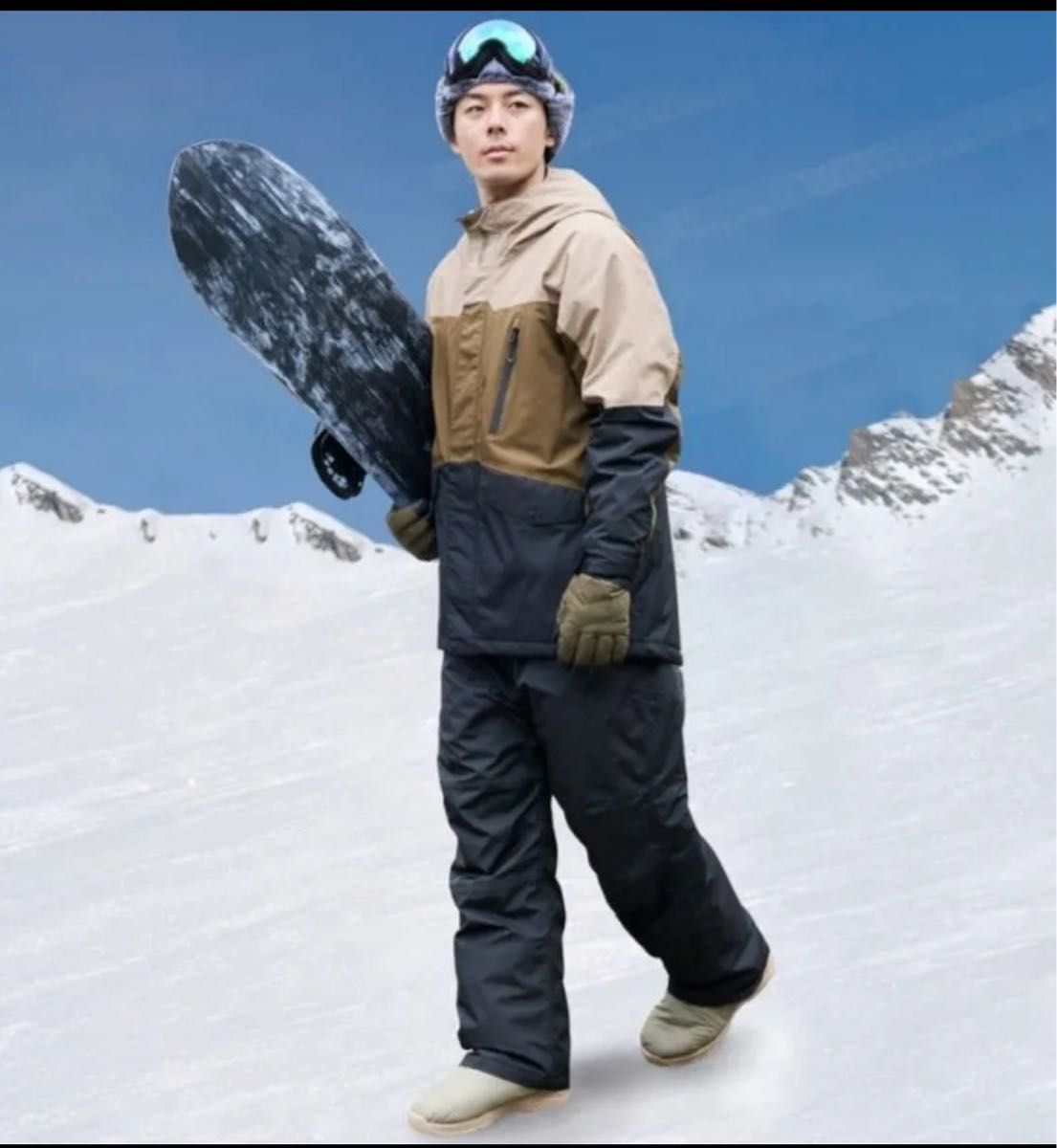 即日発送 ワークマン イージス 防水防寒スーツ Mサイズスノーブラウン