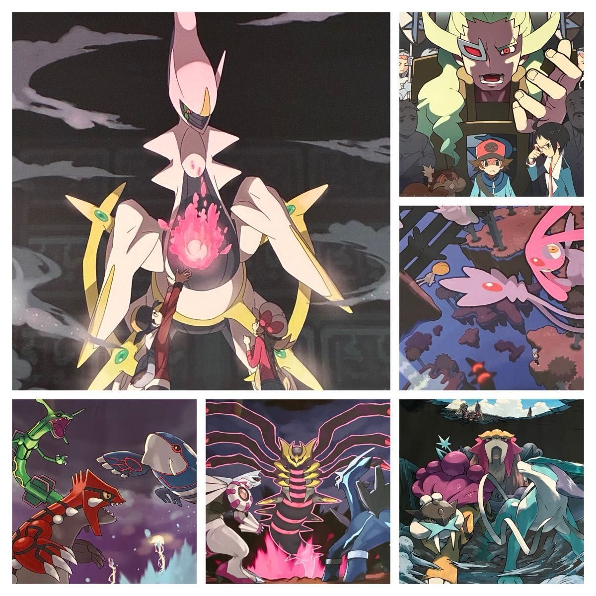 ポケモン ポスター 6枚セット Game Artworks by GAME FREAK アルセウス
