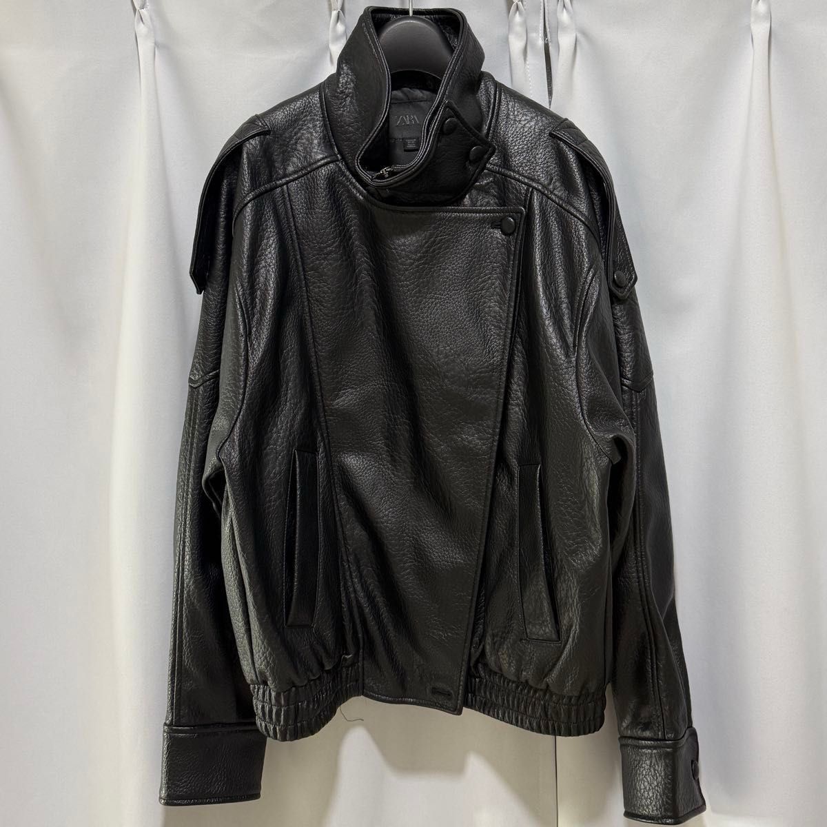 ZARA フェイクレザージャケット XS｜Yahoo!フリマ（旧PayPayフリマ）