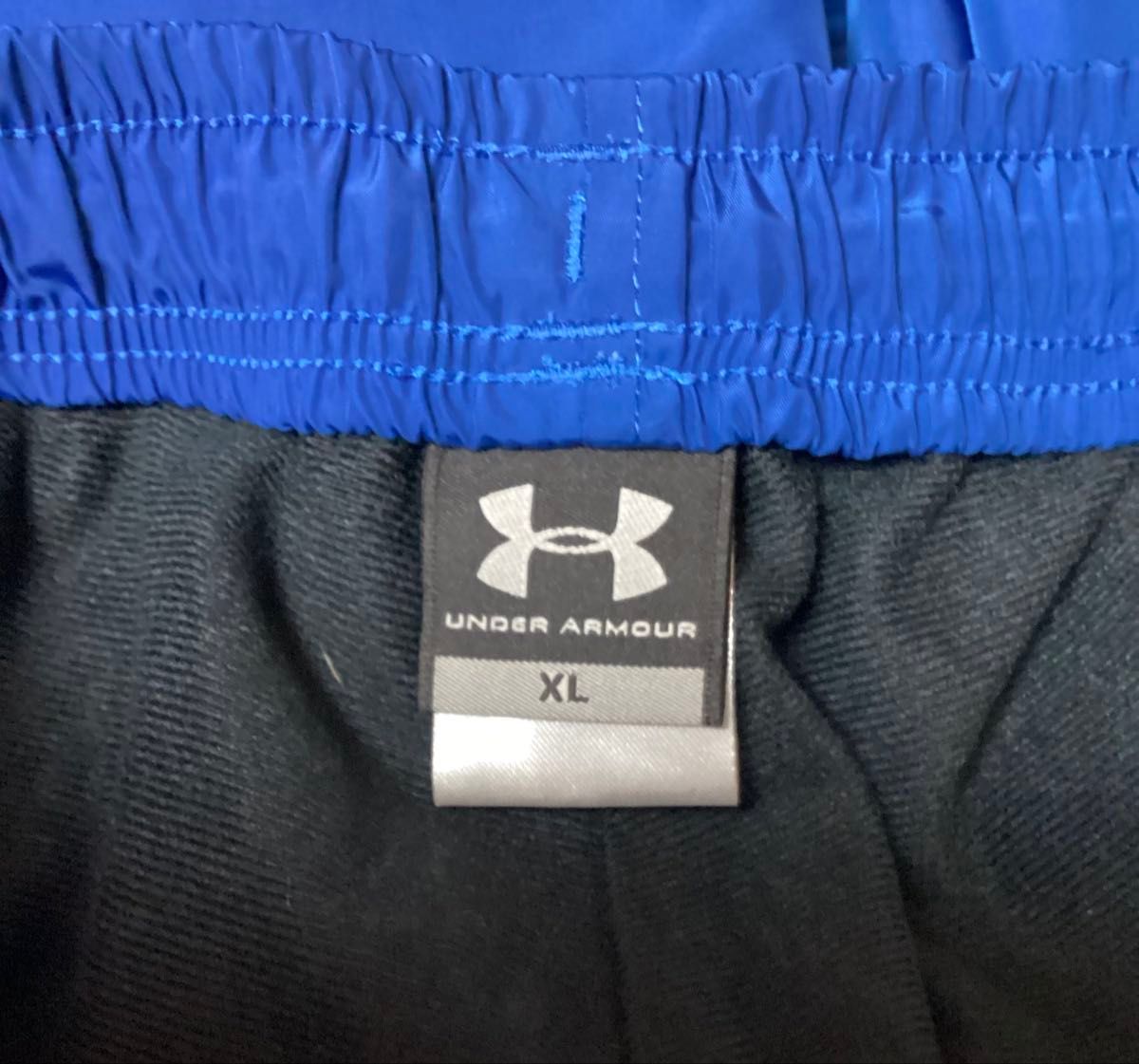 近畿大学ラグビー部 上L下XL ヤッケ上下 青 中古美品 アンダーアーマー