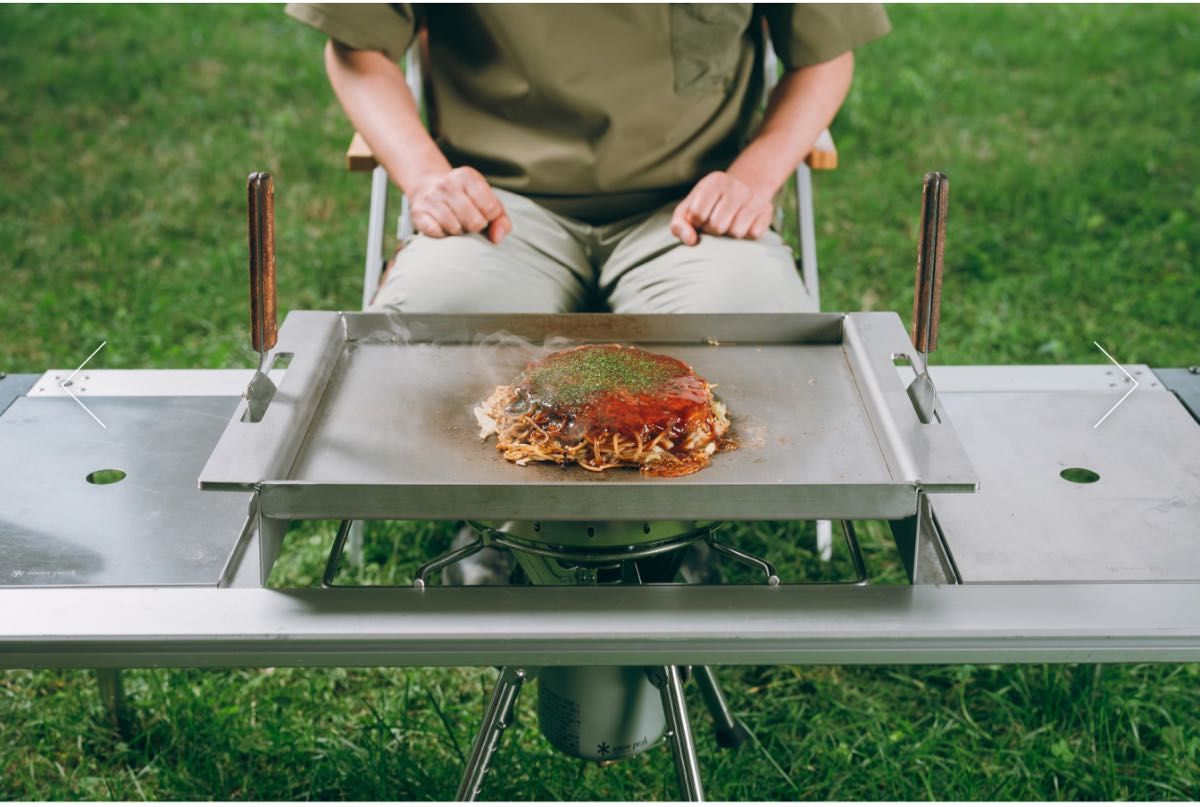 スノーピーク 限定品 オタフクソースコラボステンレスお好み焼鉄板