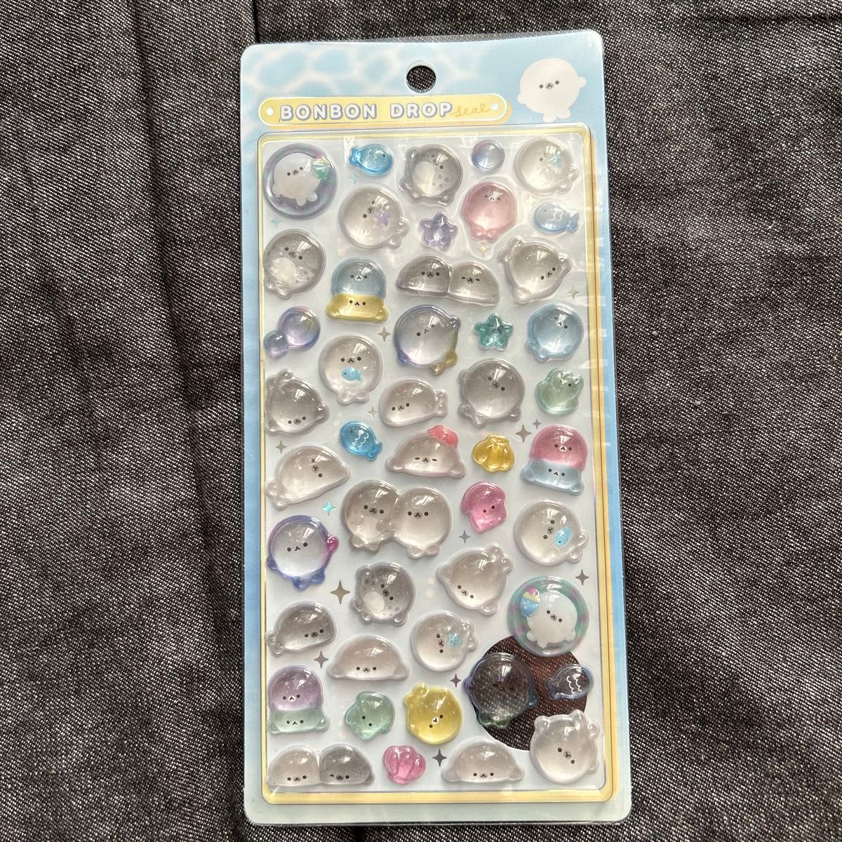 正規品 水族館限定 ボンボンドロップシール アザラシ あざらし