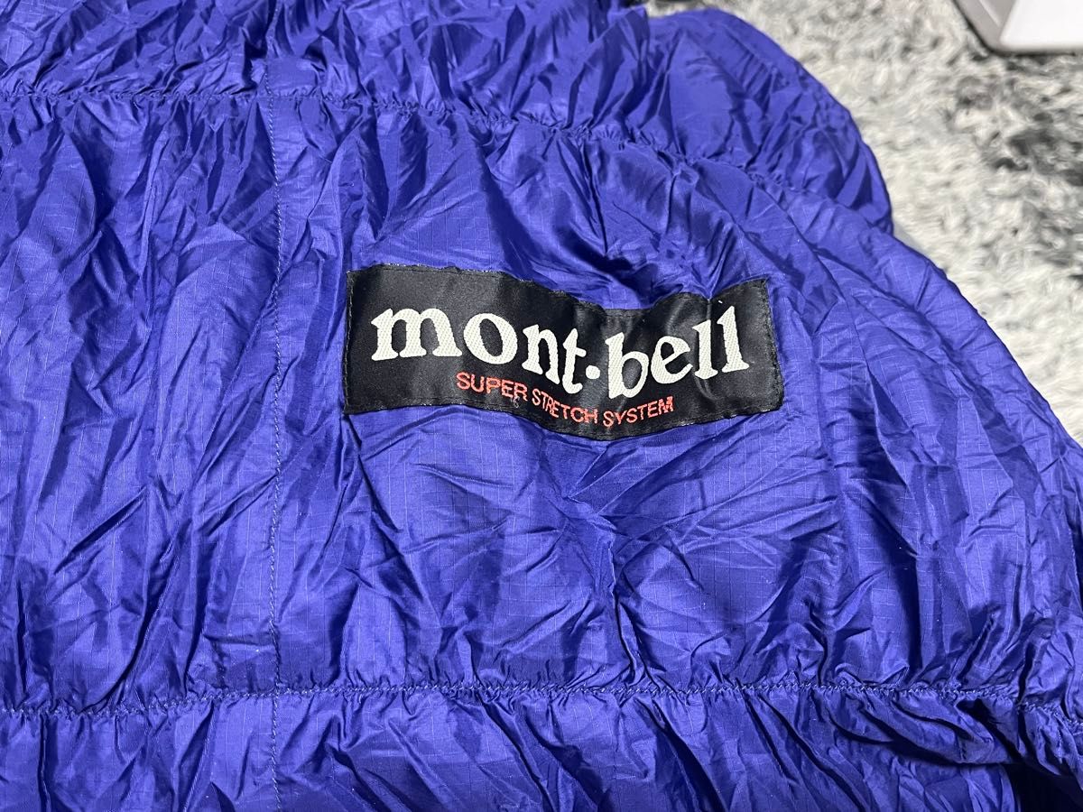 クリーニング済み2回使用美品モンベルダウンハガー ＃2 右ジッパー