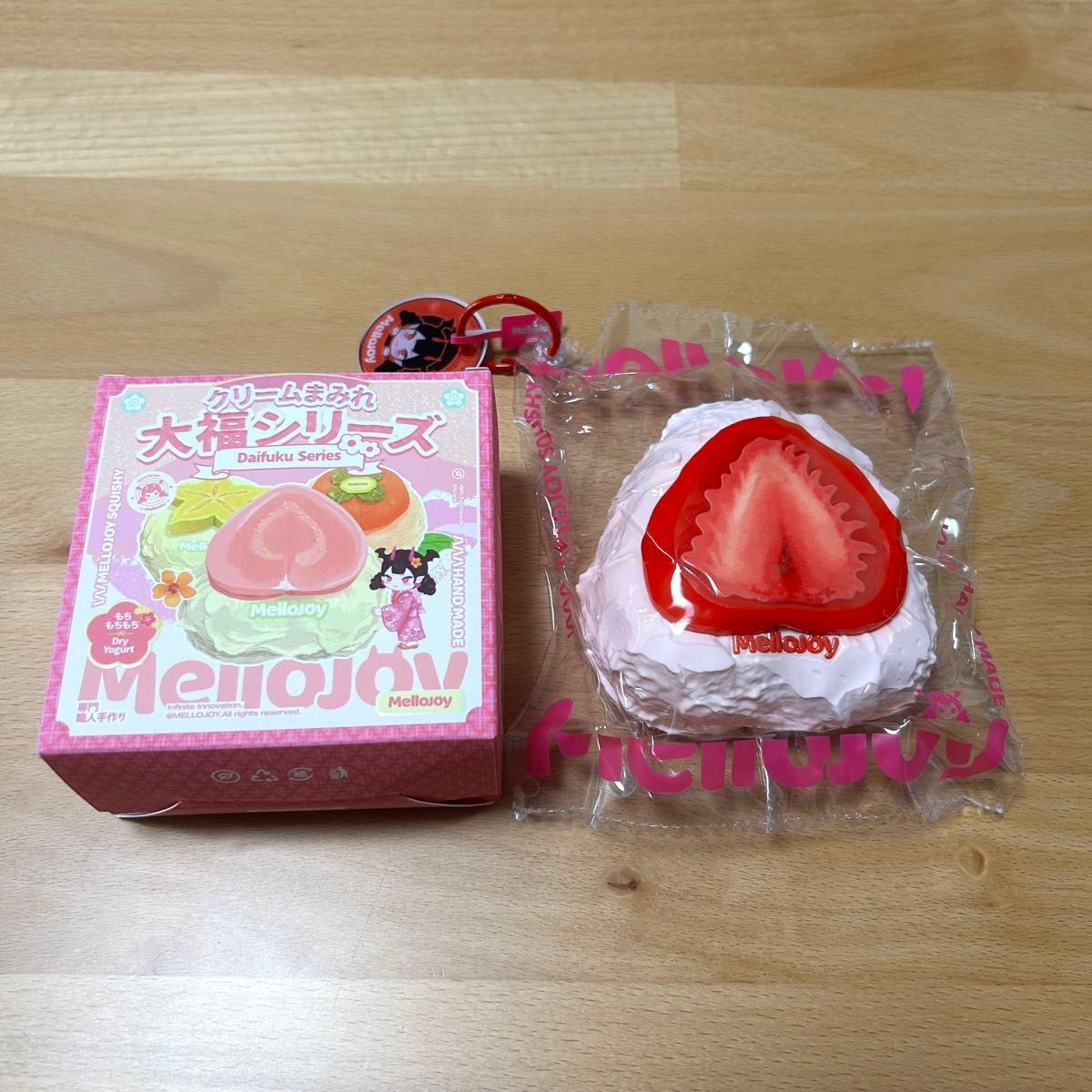 mellojoy 大福シリーズ ストロベリー いちご メロジョイ スクイーズ