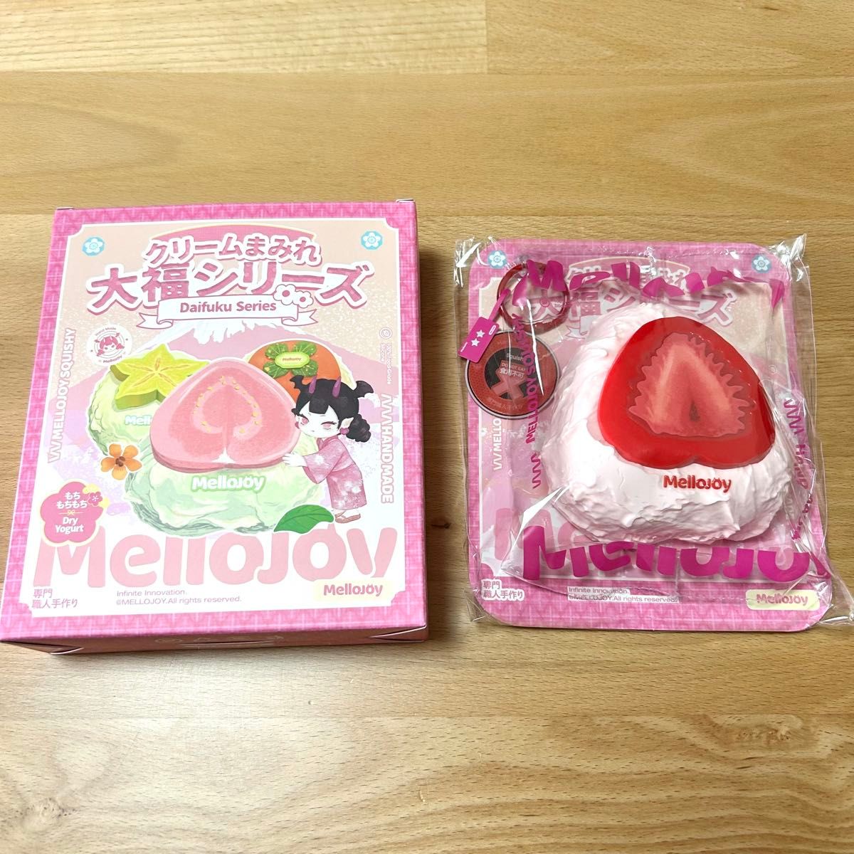 mellojoy 大福シリーズ ストロベリー いちご メロジョイ スクイーズ