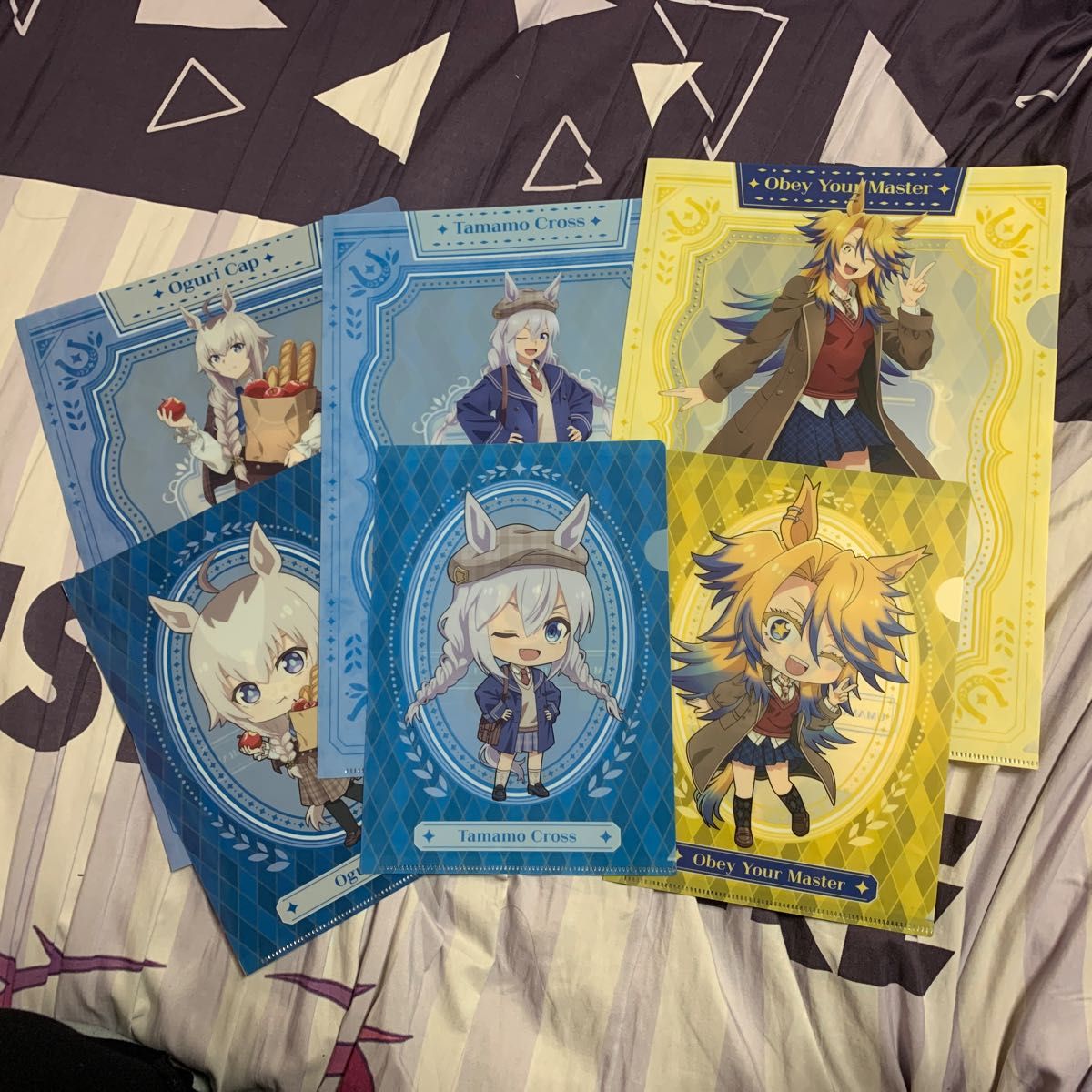 ウマ娘シンデレラグレイエンタメくじクリアファイル 6枚セット オグリ