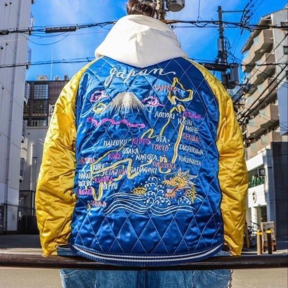 SAPEur サプール スカジャン リバーシブル XL｜Yahoo!フリマ（旧PayPay