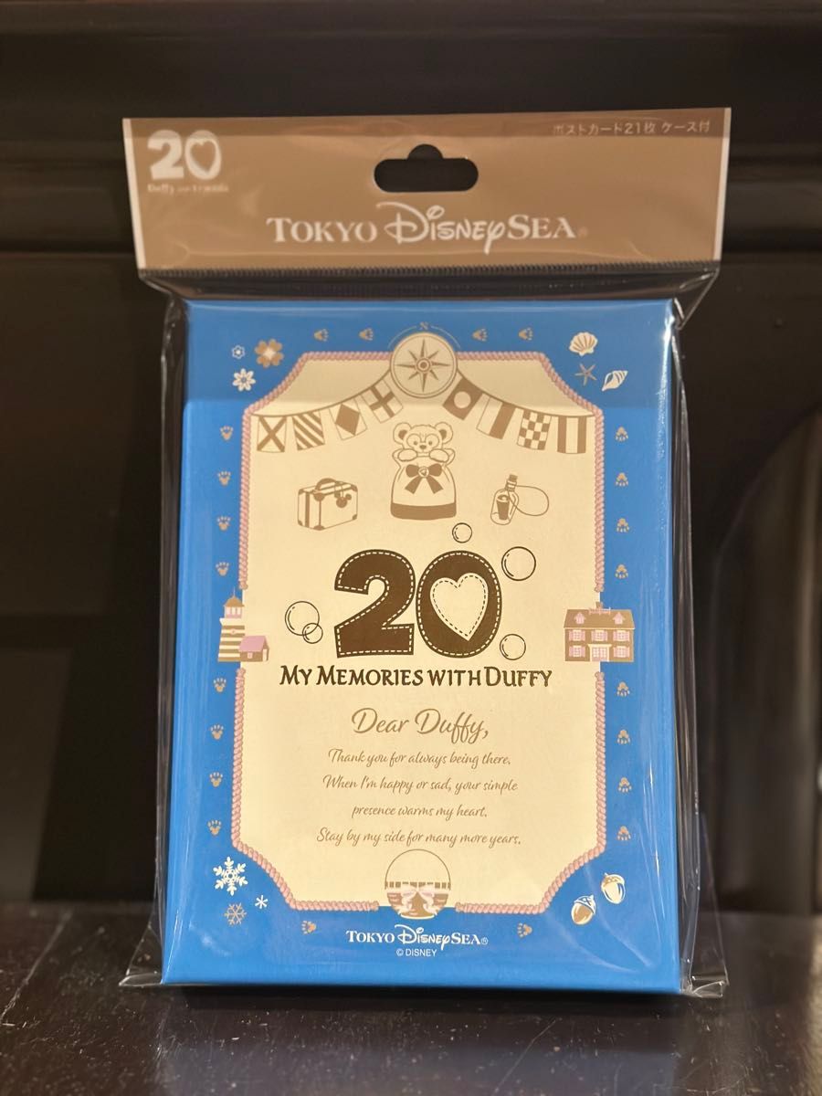 ダッフィー 20周年 ポストカード セット 21枚 ケース付き｜Yahoo