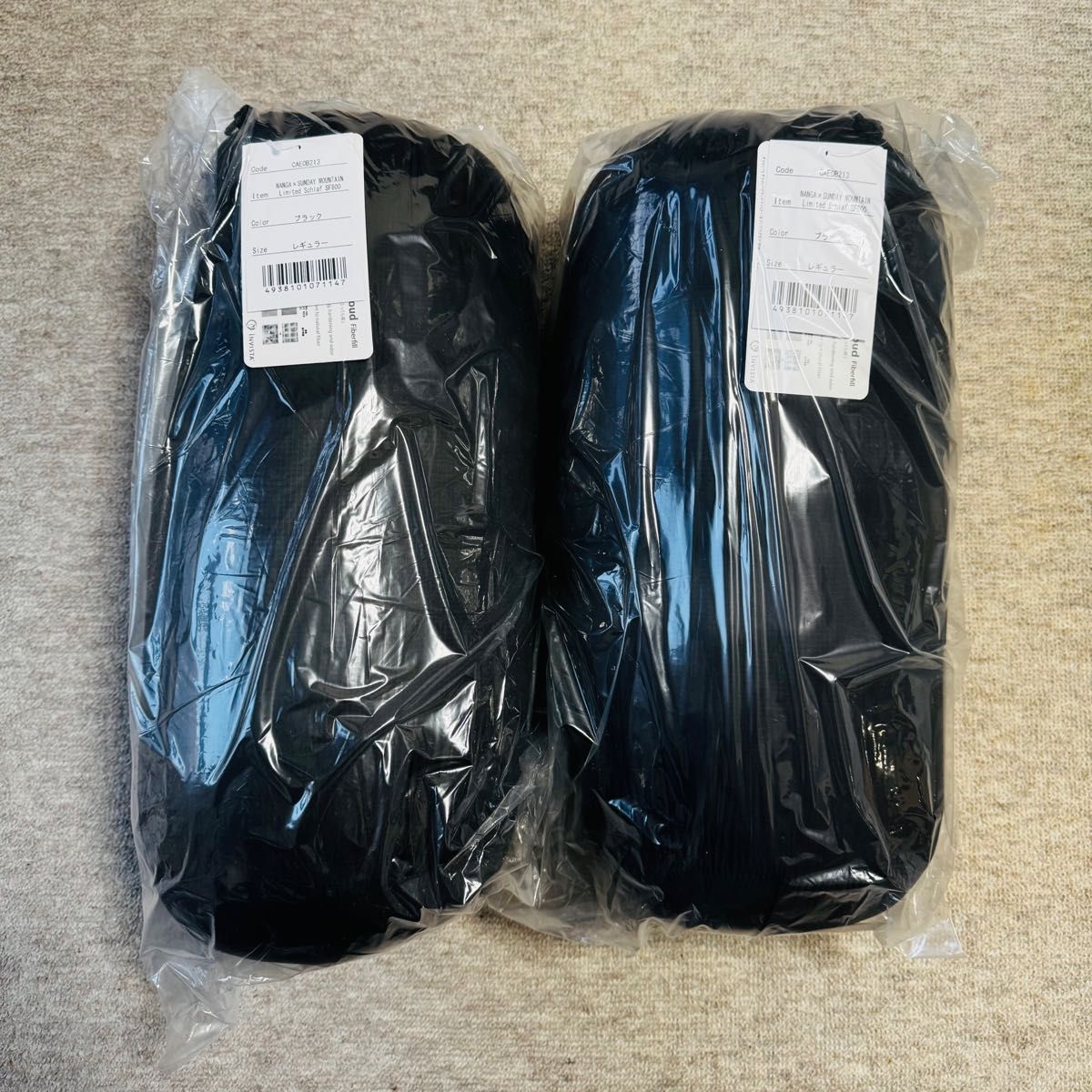 新品｜NANGA x サンデーマウンテン 別注シュラフ SF800 BK 2組 新品