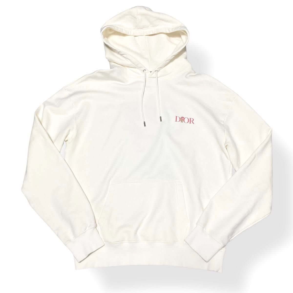 極美品 Lサイズ Dior ディオール 刺繍 ロゴ 薔薇 ローズ フラワー