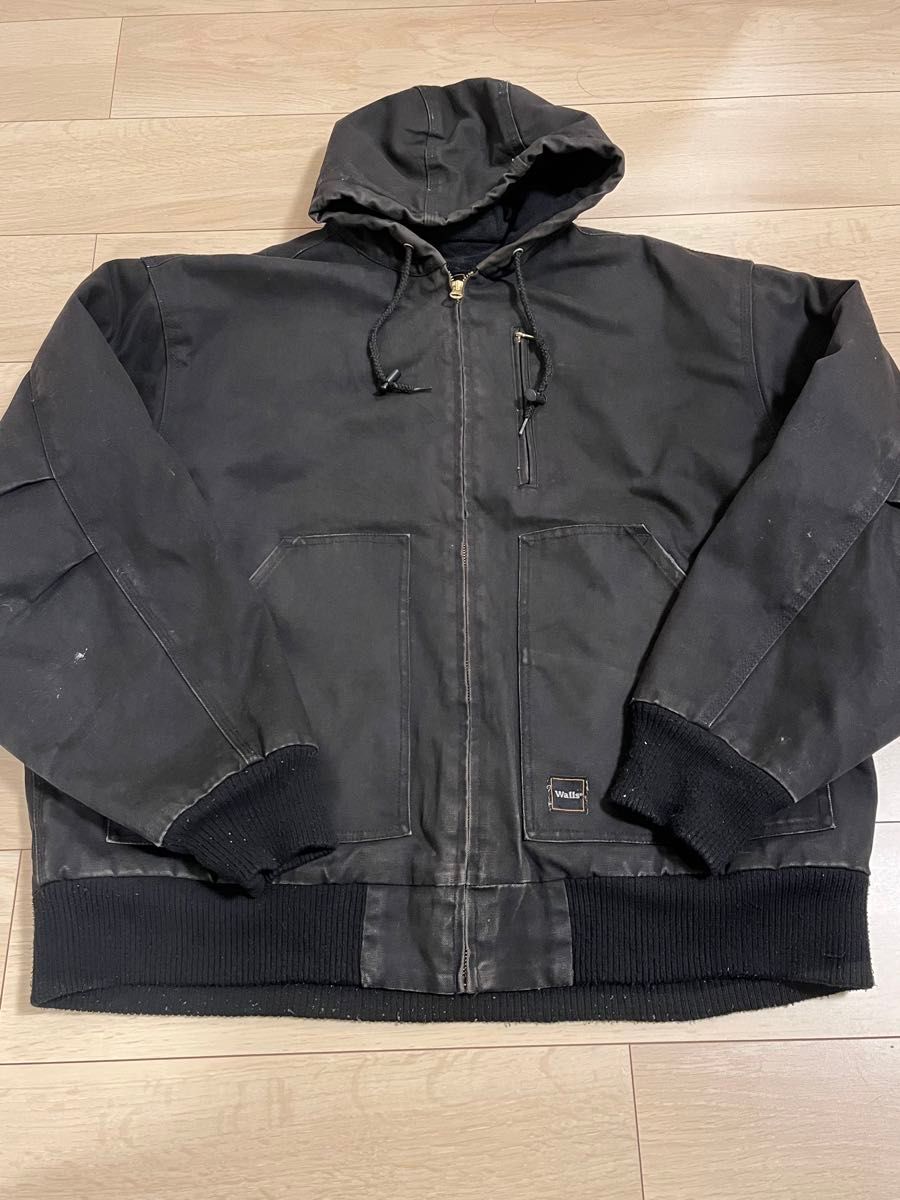 walls ウォールズ アクティブジャケット ワークジャケット ブラック 黒