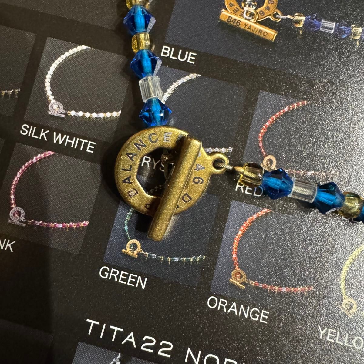 846ネックレス YAJIRO 4series GOLD TITA22 Blue｜Yahoo!フリマ（旧