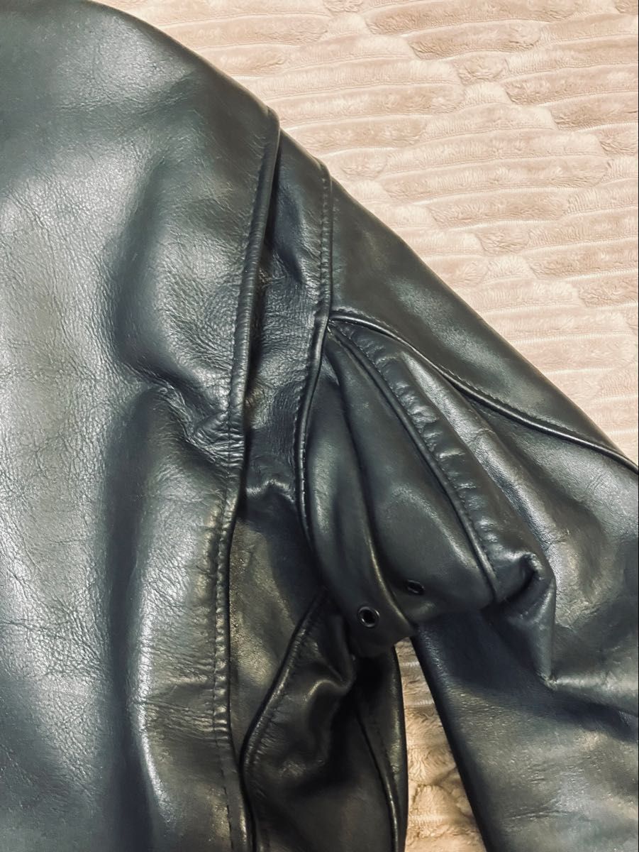 Schott ショット641 インナーボアライナー付 立襟シングルライダース