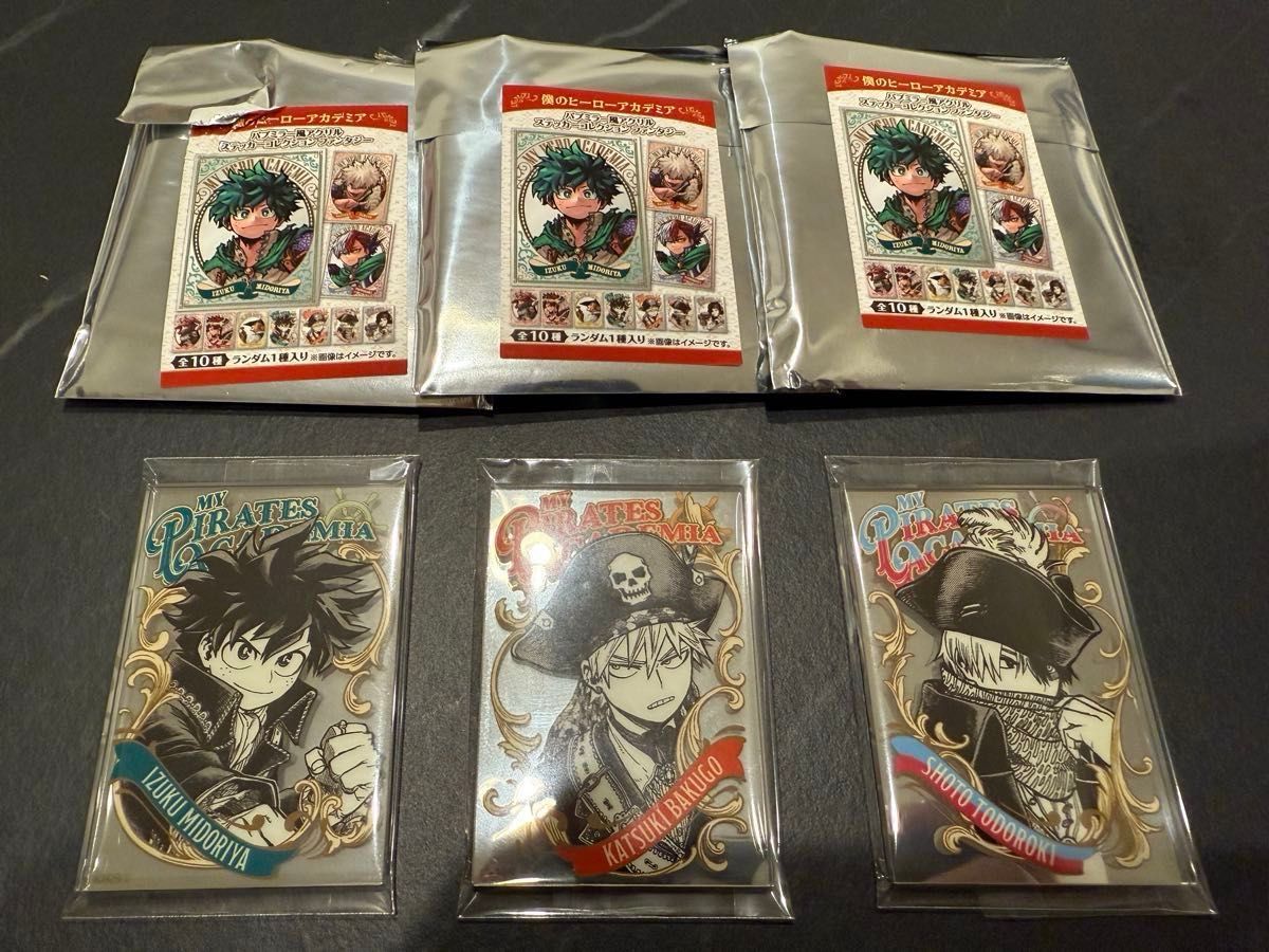 僕のヒーローアカデミア ヒロアカ パブミラー風アクリルステッカー