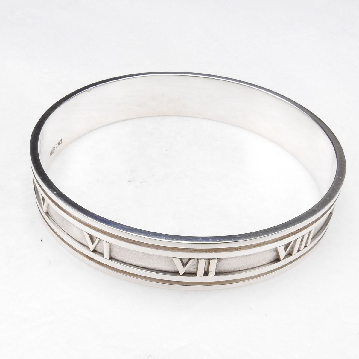 希少品 TIFFANY&CO ティファニー アトラス ワイドバングル SV925