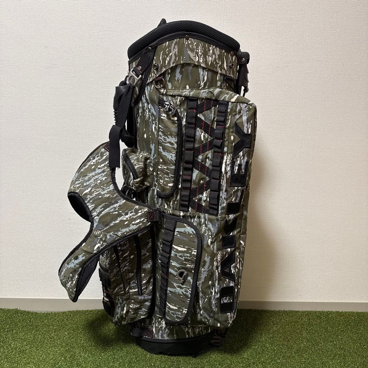 OAKLEY オークリー キャディバッグ スタンド式 9 5インチ 迷彩 ゴルフ