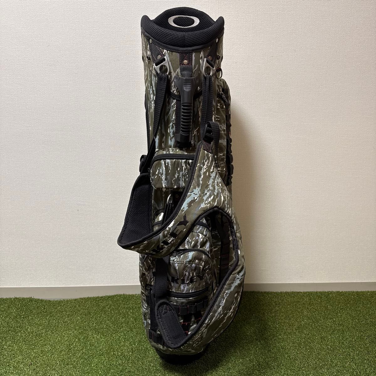 OAKLEY オークリー キャディバッグ スタンド式 9 5インチ 迷彩 ゴルフ