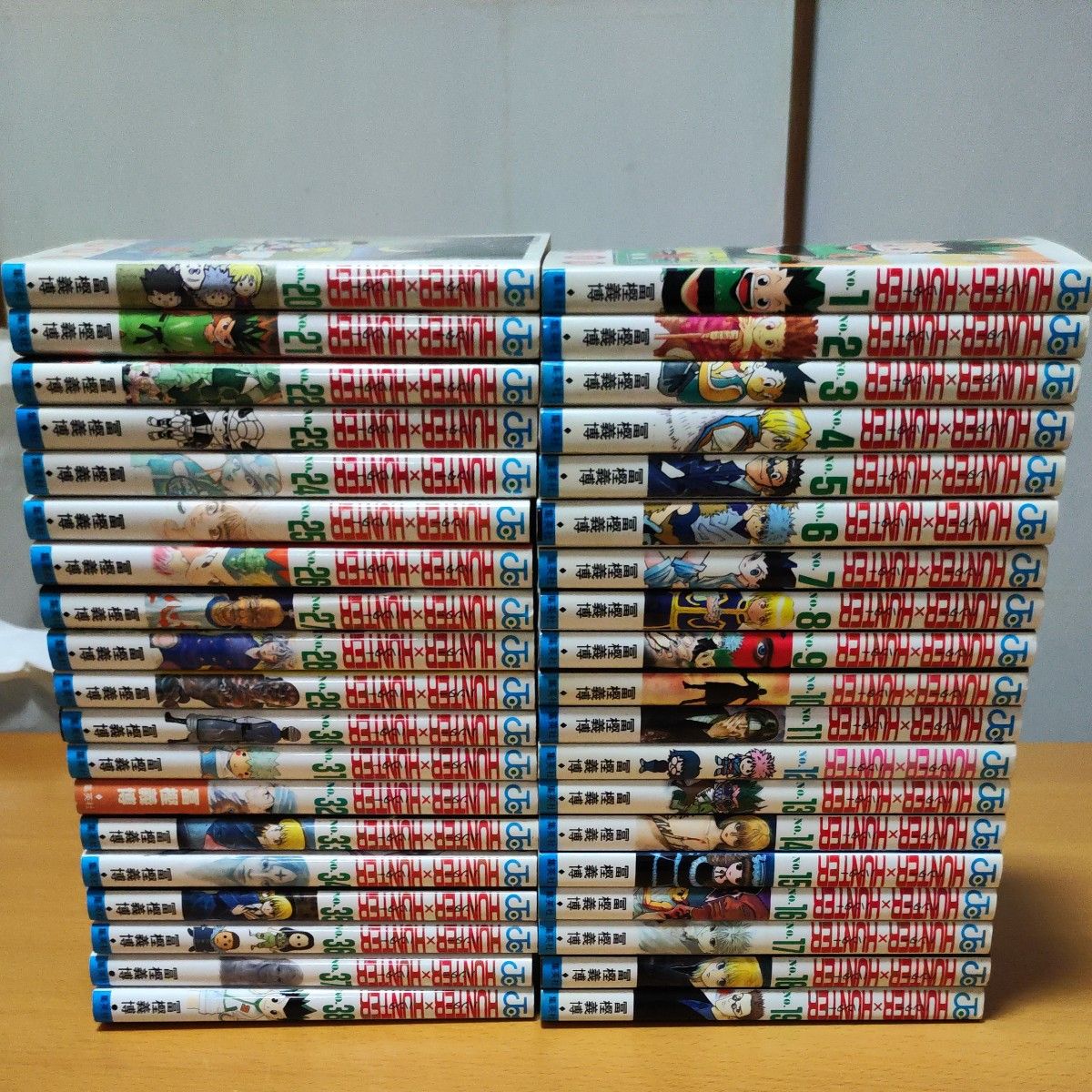 1巻初版 HUNTER×HUNTER 1〜38巻まで全巻セット ハンターハンター
