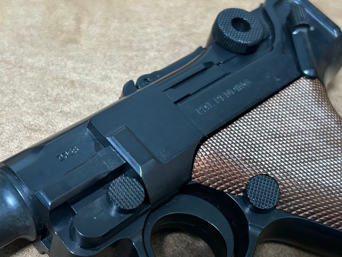 絶版品 クラウン つづみ弾 ルガー P 08 4インチ 組立キット 完成品