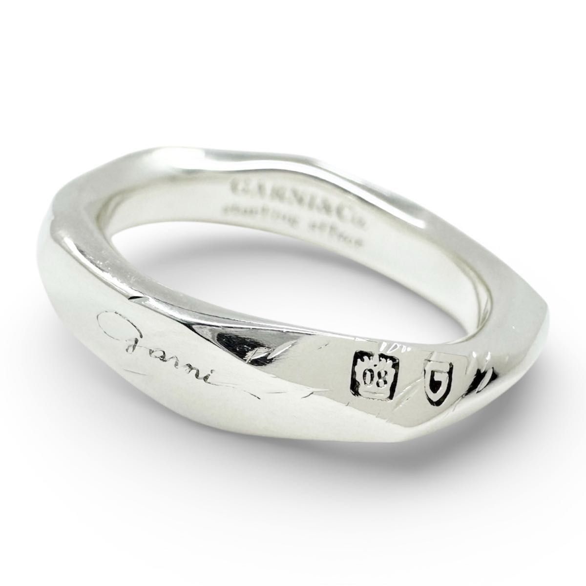 人気 GARNI ガルニ Crockery Ring M シルバー クロッケリー タタキ