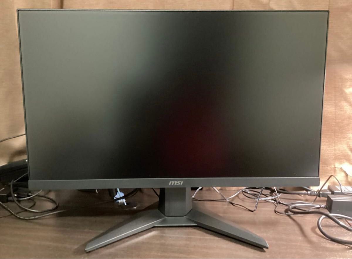 ほぼ新品未使用 msi MAG 256F ゲーミングモニター 液晶モニター 24 5