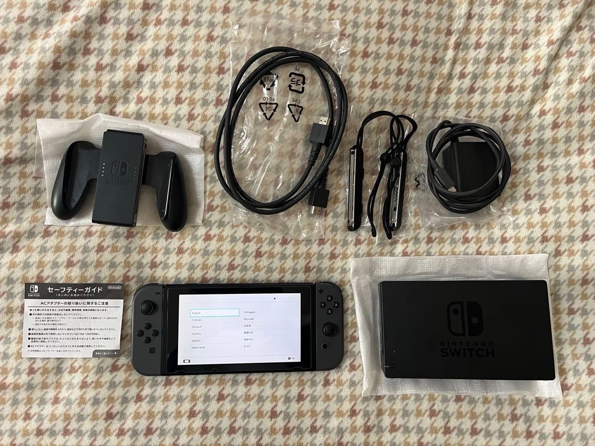 Nintendo Switch グレー ニンテンドースイッチ バッテリー強化版