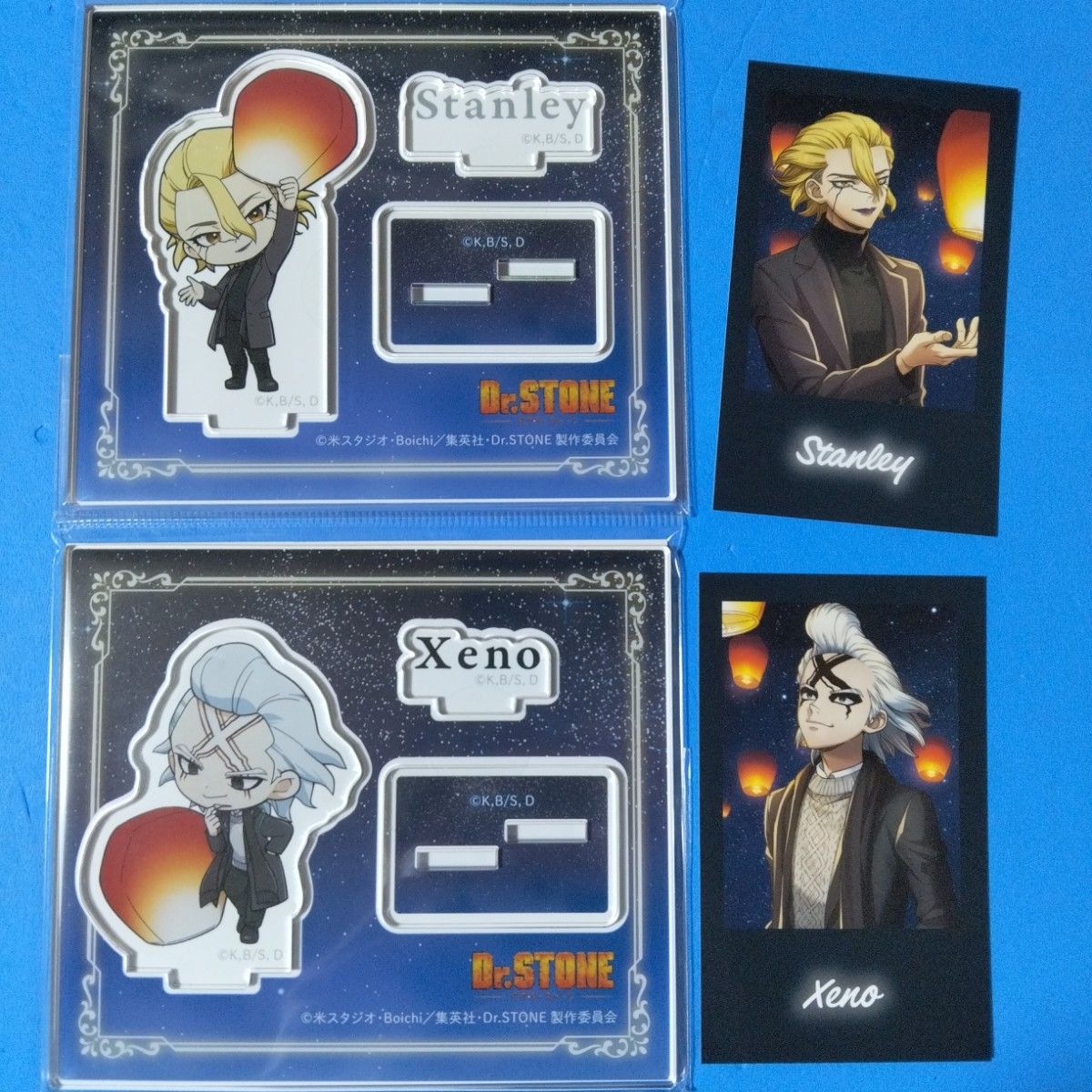 Dr STONE ミニキャラ アクリルスタンド イラストカード スタンリー