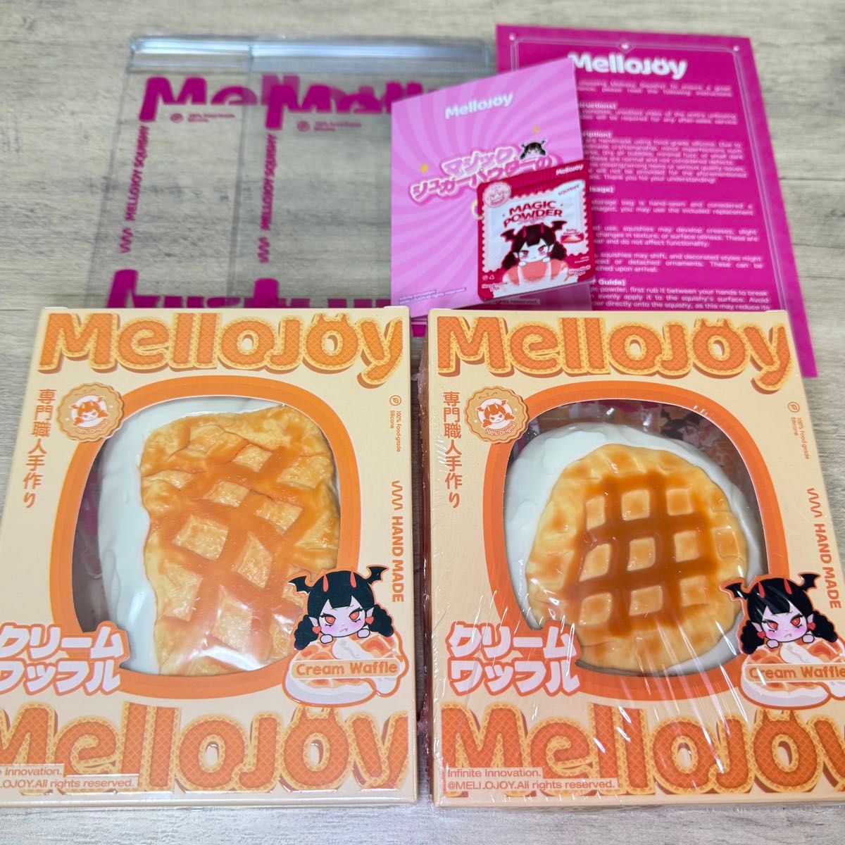 Mellojoy メロジョイ 丸 スクエア クリームワッフル｜Yahoo!フリマ（旧