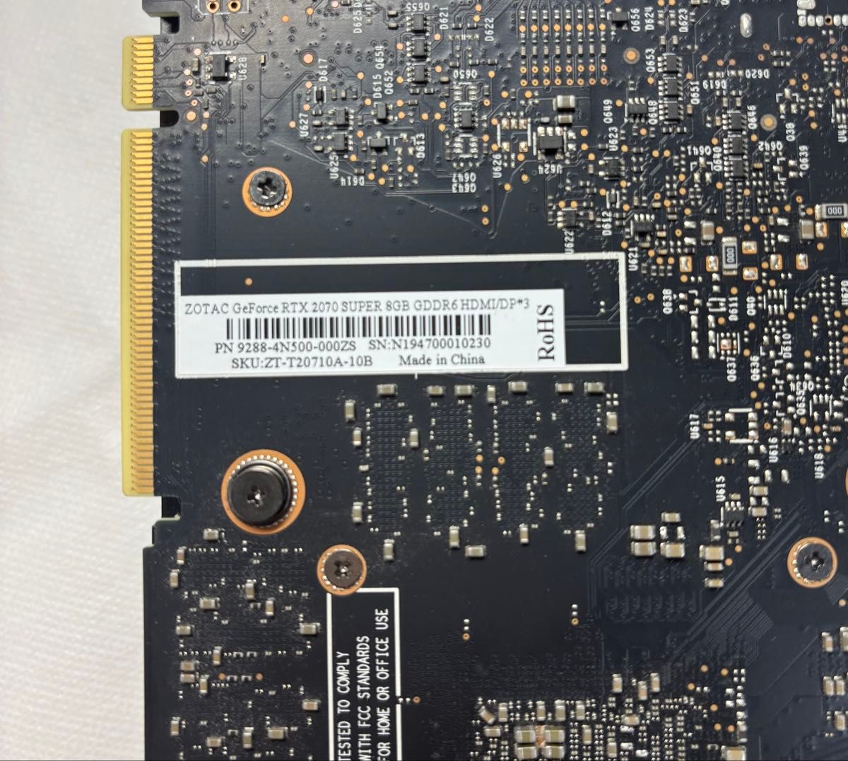 作動保証】GeForce RTX2070 SUPER 8GB GDDR6 作動保証】GeForce