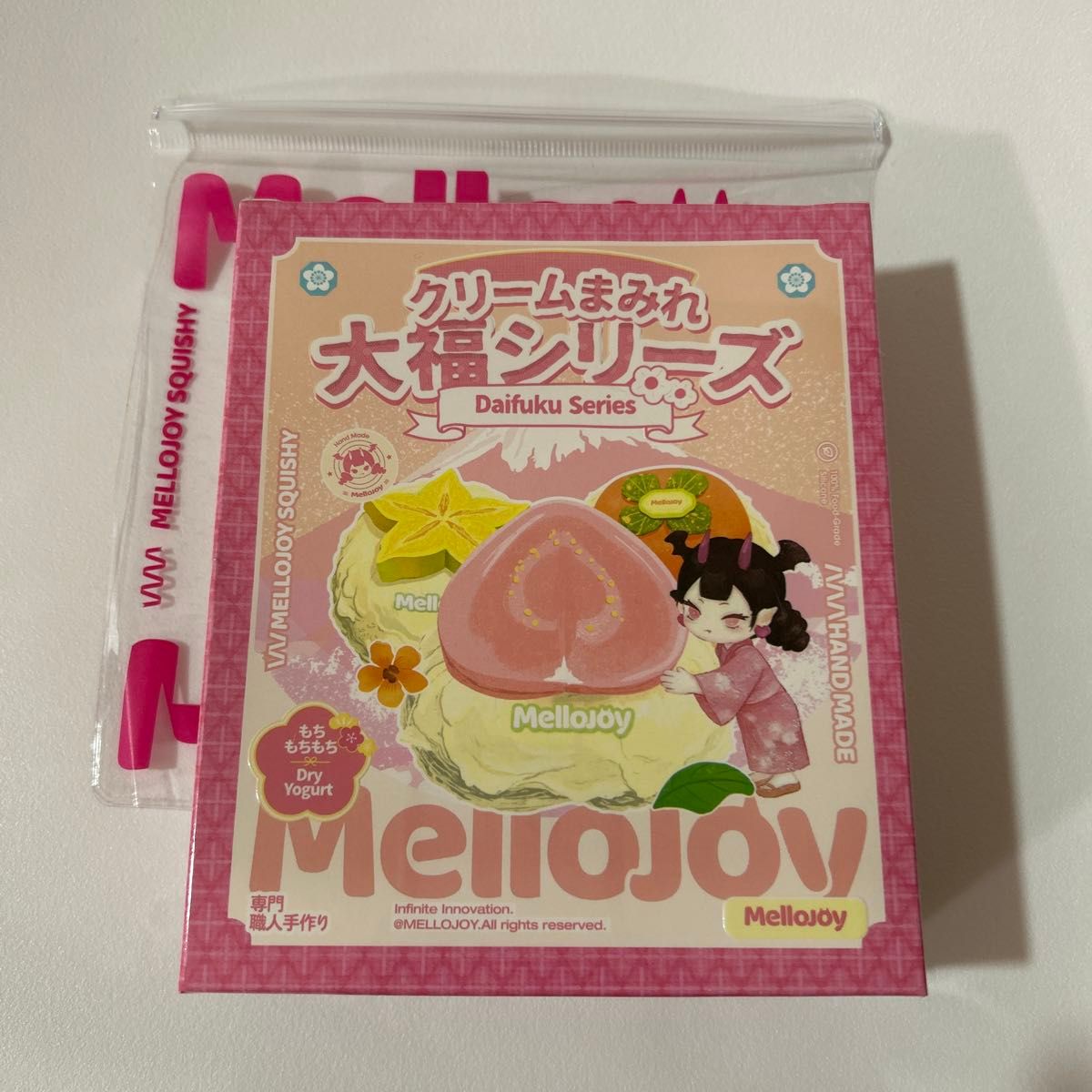 スクイーズ クリームまみれ大福シリーズ 大福 メロジョイ mellojoy