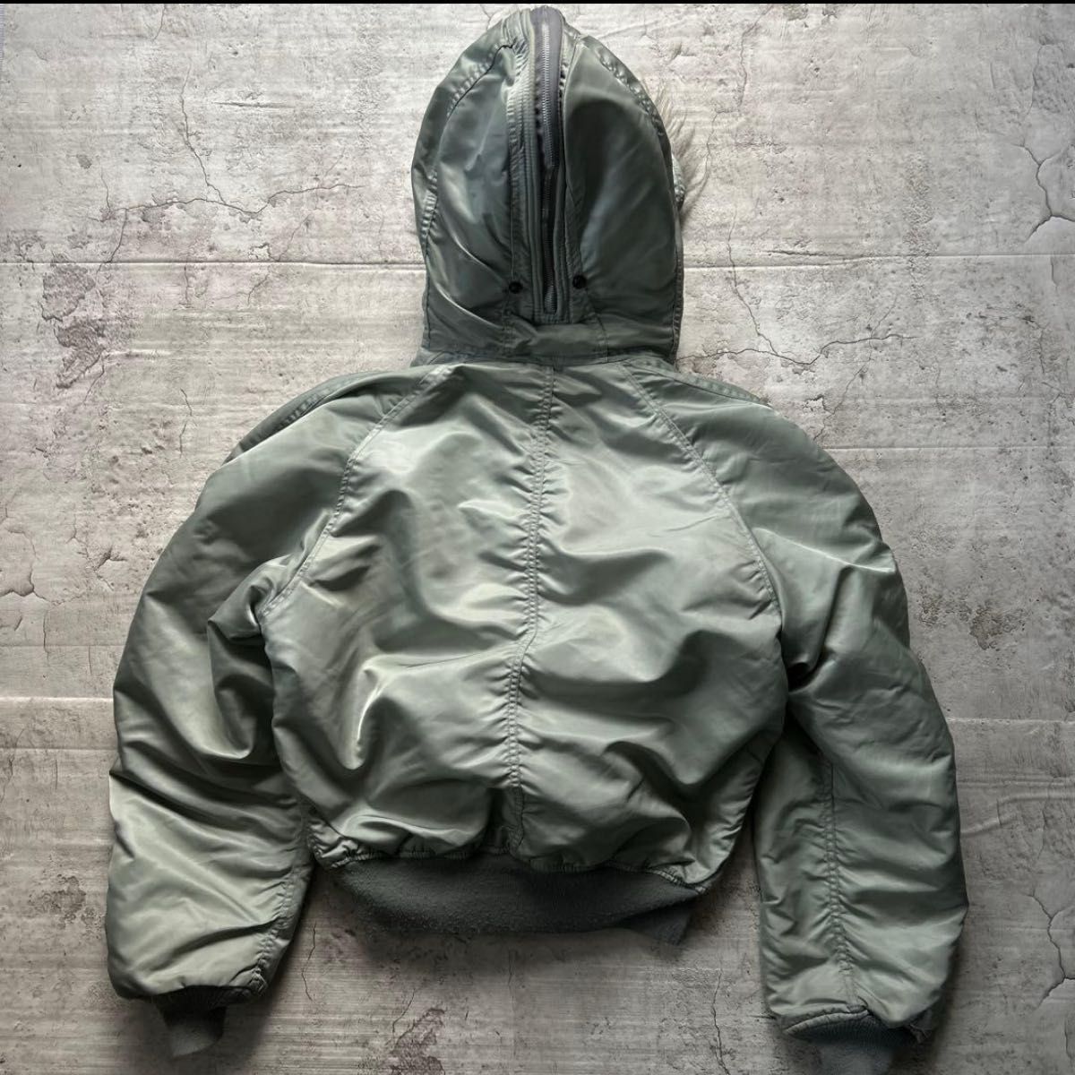 旧タグ 80年代 Alpha n-2b シルバー USA製 平成 y2k フライト