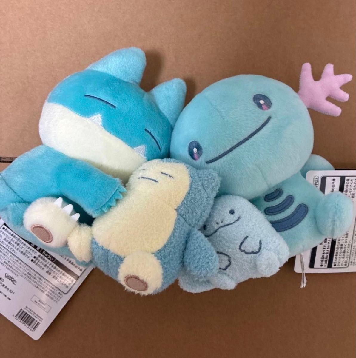 ポケモン ゴンベとカビゴンぬいぐるみ ウパーとヌオーぬいぐるみ