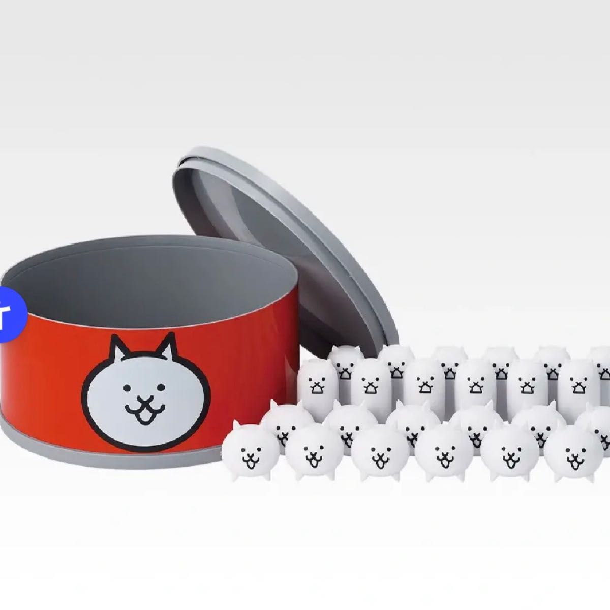 一番くじ にゃんこ大戦争 D賞 ネコカン型ケース付きミニフィギュア24体